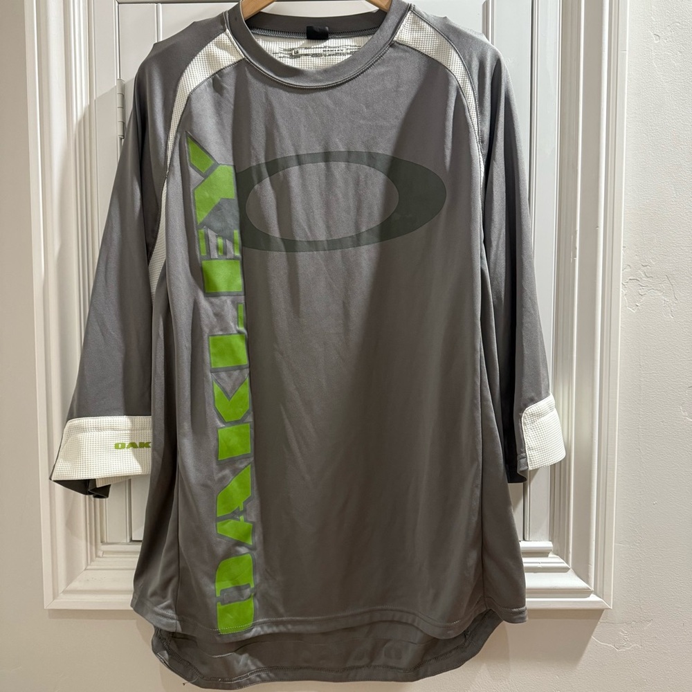 Oakley Dark Gray/Grey Long Sleeve Top - Size Large